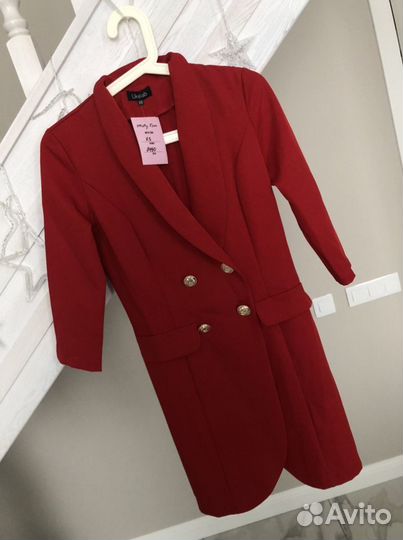 Платье пиджак новое xs-s