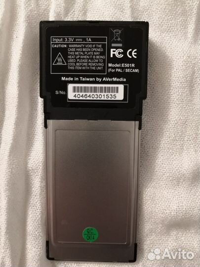 A VerTV Card Bus тюнер