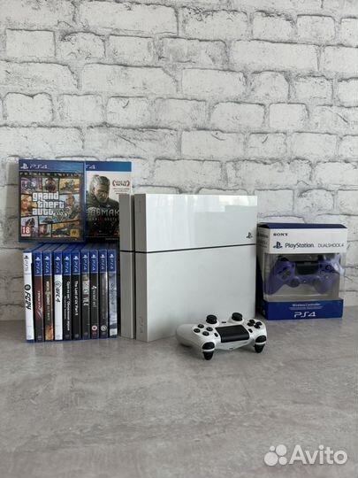 Sony Ps4 белая идеал