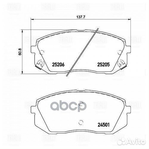 Колодки тормозные hyundai ix35 10/KIA sportage