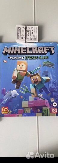 Наклейки в журнал Panini Minecraft