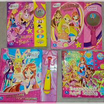 Winx книга с песнями, зеркалом, толстый картон