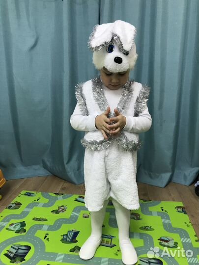 Прокат новогоднего костюма зайца 3-5 лет