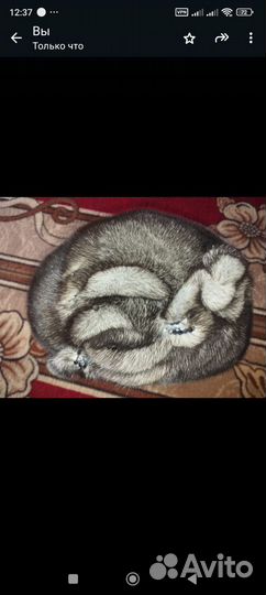 Берет женский норковый