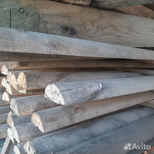 Столбы из берёзы