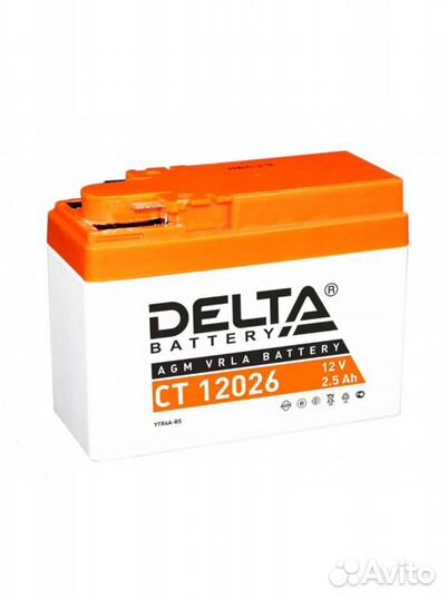 Аккумулятор Delta CT 12026 на квадроцикл