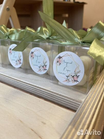 Подарки для гостей на свадьбу. Бонбоньерки