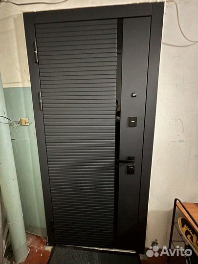 Дверь входная с зеркалом