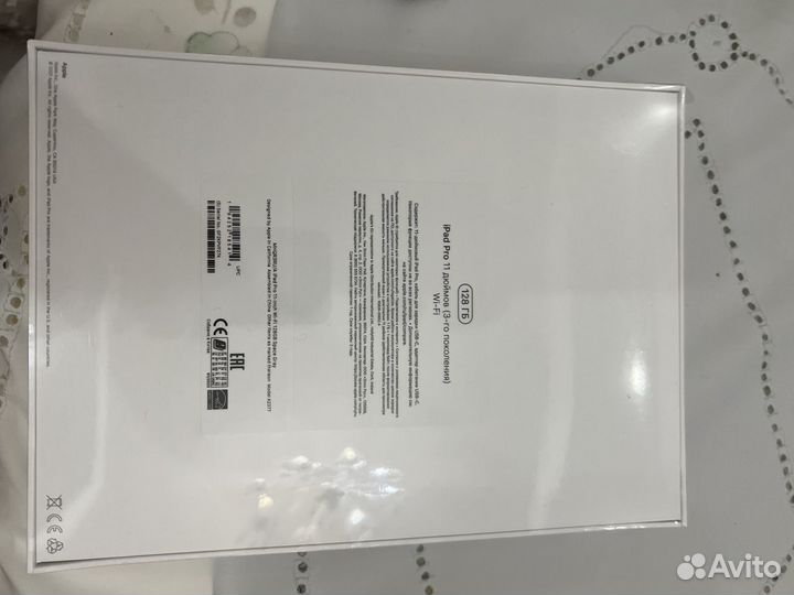 Планшет apple iPad pro 128gb 11 2021