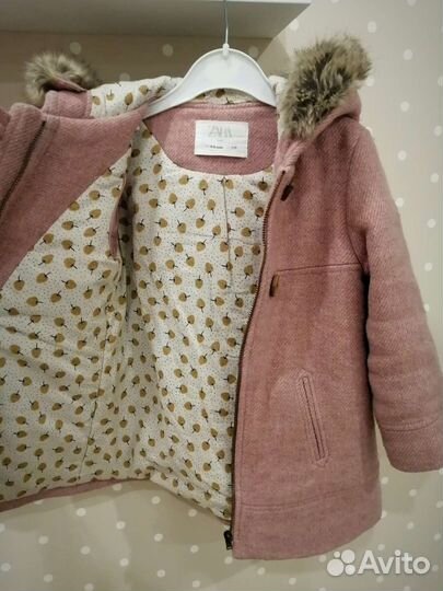 Пальто для девочки zara