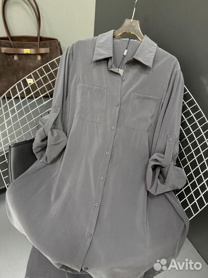 Платье рубашка YSL