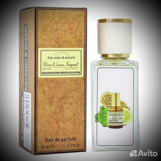 Zielinski rozen vetiver lemon bergamot