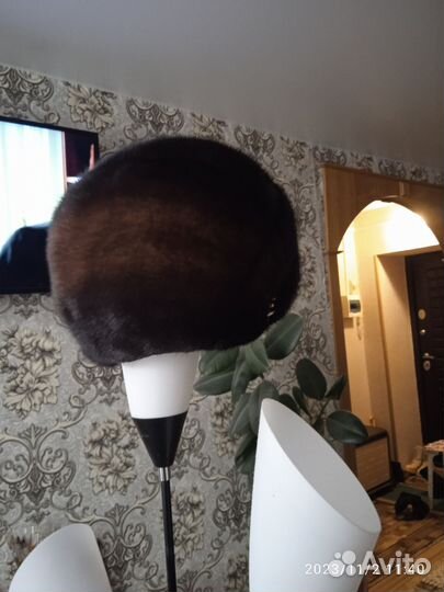 Шапка норковая женская новая