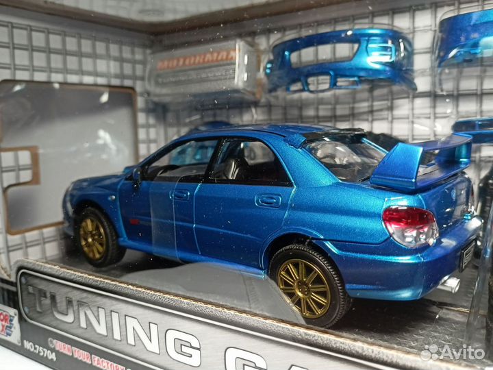 Subaru Impreza WRX STI Tuning Garage Motormax 1:24