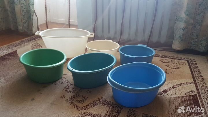Тазы пластмассовые в ассортименте