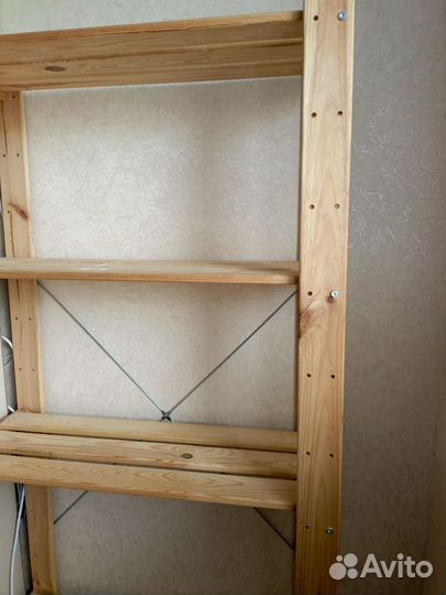 Стеллаж IKEA деревянный