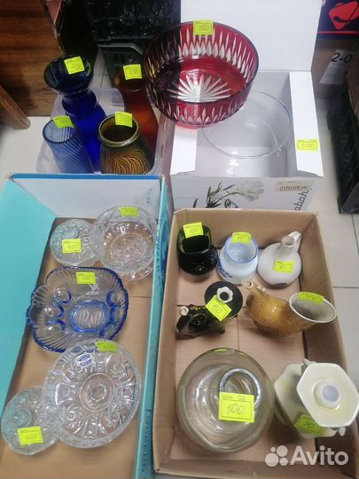 Хрусталь, стекло