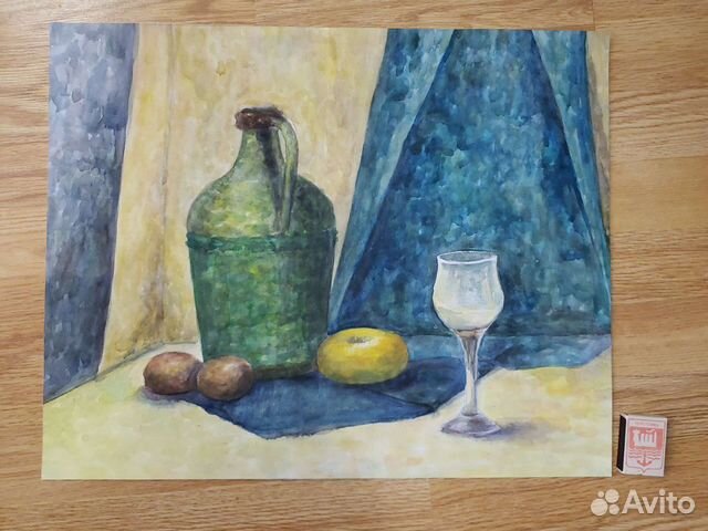 Картина акварелью натюрморт большие