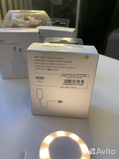 Оригинальный блок питания Apple iPhone 20w