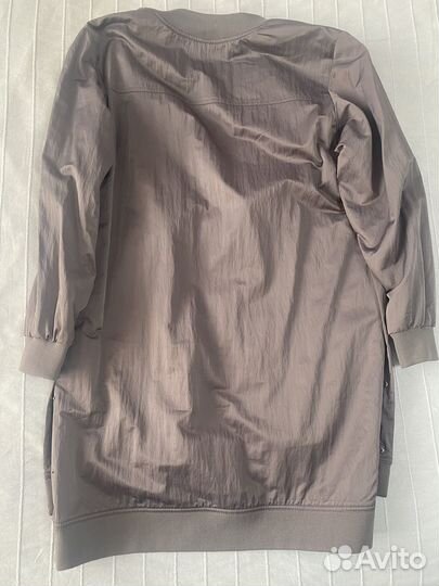 Бомбер женский удлиненный