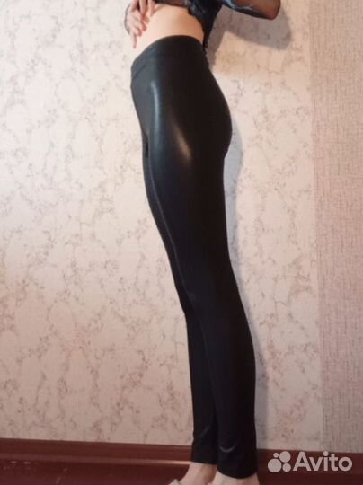 Легенсы кожаные