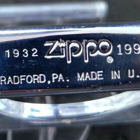 Zippo 200 Brushed Chrome 1992 редкость