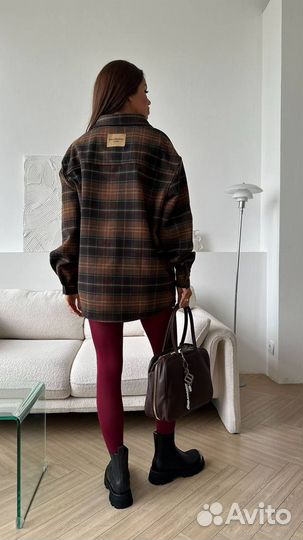 Рубашка в клетку Balenciaga