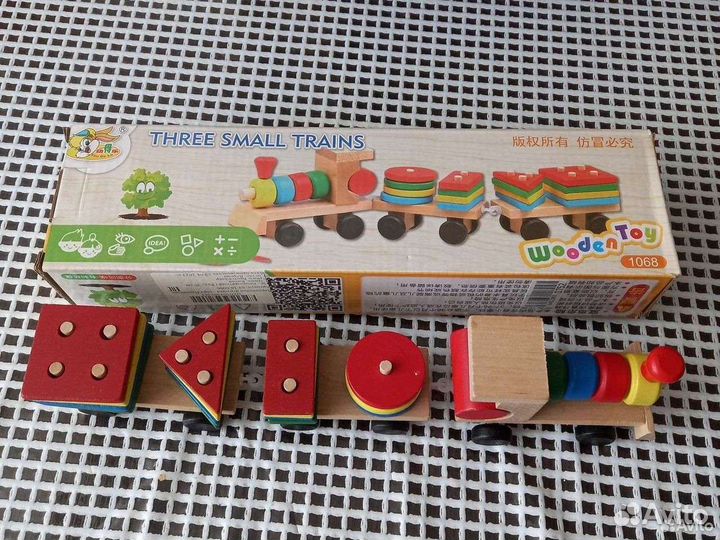 Паравозик сортер-каталка