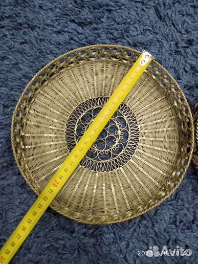 Ваза конфетница, фруктовница хлебница. Скань. СССР