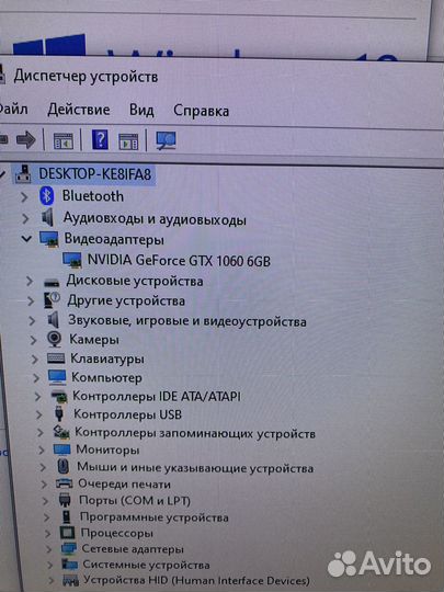 Видеокарта gtx 1060 6gb asus strix