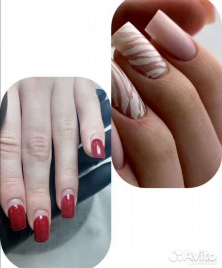 Маникюр и педикюр с покрытием гель-лак
