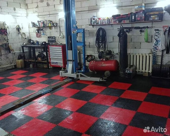 Модульная плитка для гаража