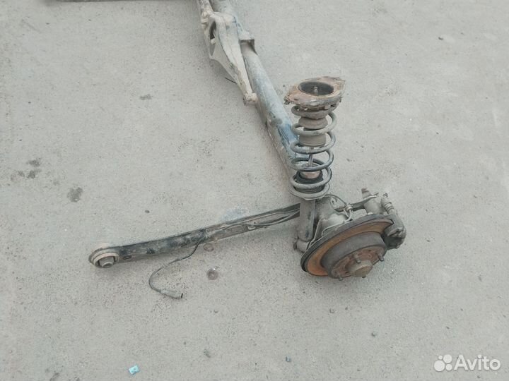 Задняя балка в сборе nissan almera n16 рестайлинг