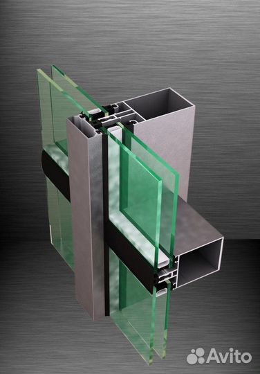 Окна алюминиевые / остекление дома под ключ