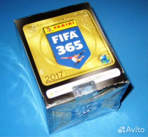 Запечатанный блок 50 пакетов Фифа 16-17 Панини