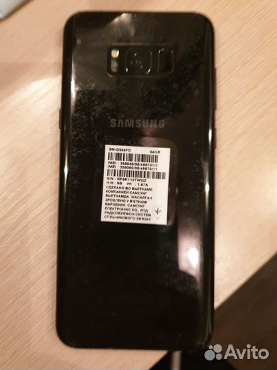 Продам телефон samsung s8+