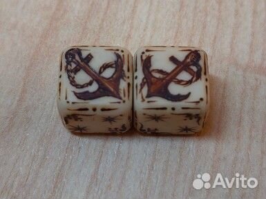 Зарики для нард из бильярдного шара