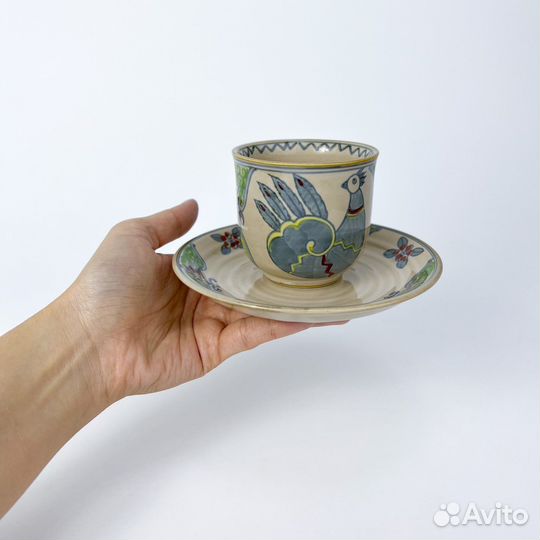 Сет чайный блюдце кружка винтаж Япония