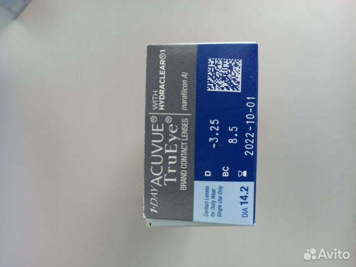 Линзы контактные однодневные Acuvue TruEye