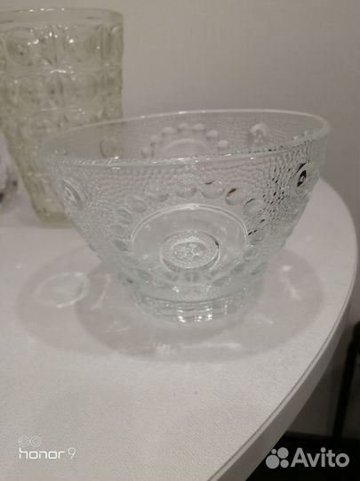 Ваза и Салатник-конфетница хрусталь