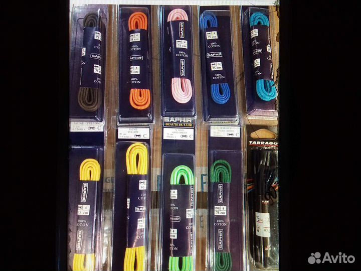 Шнурки разноцветные 120см, 200см,60см разные