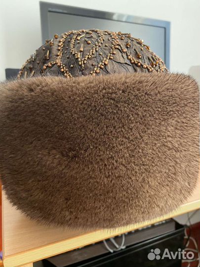 Шапка норковая женская новая