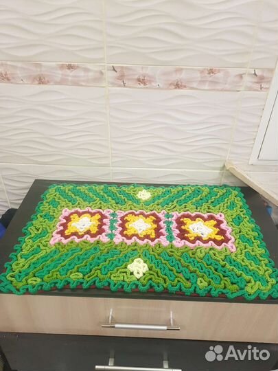 Коврики вязаные ручная работа новые
