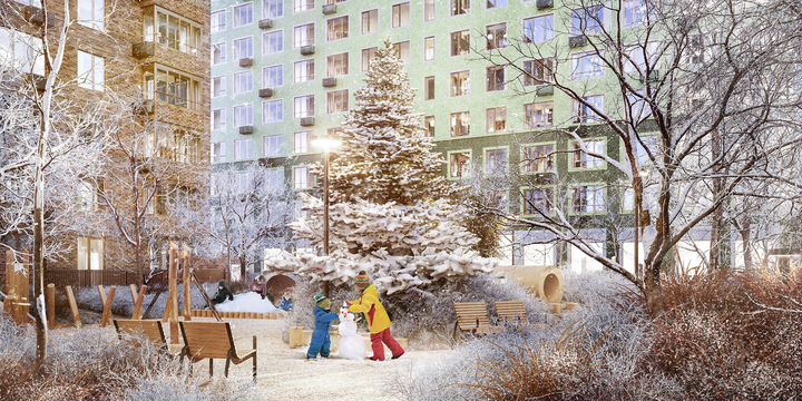 3-к. квартира, 90,5 м², 4/6 эт.