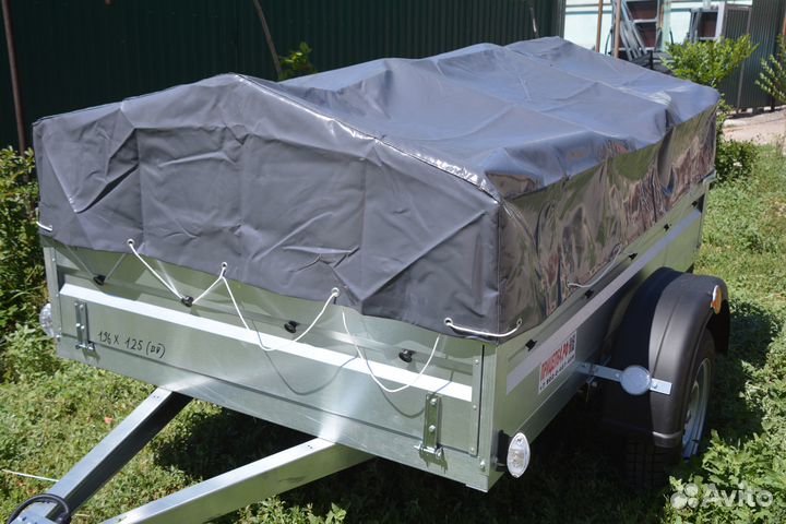 Прицеп легковой Вепрь Цинк 2.0х1.3 тент 300 мм