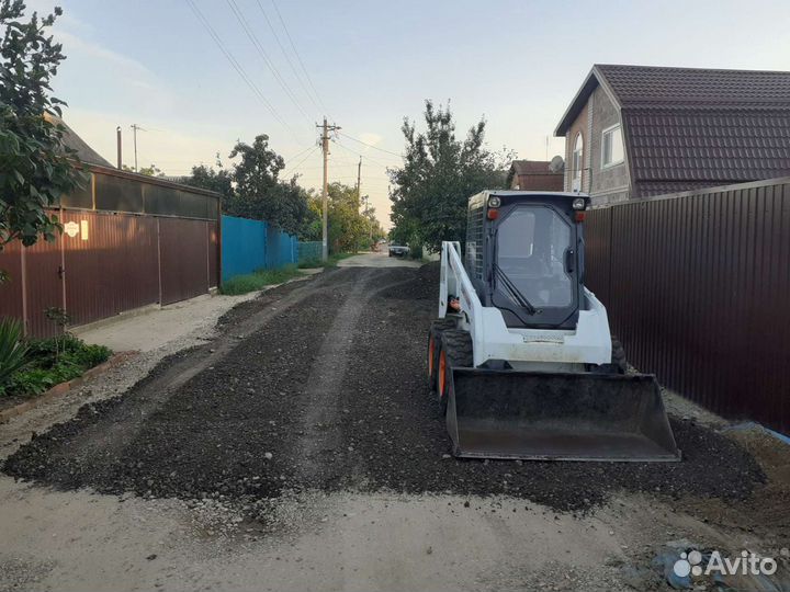 Услуги мини погрузчика (бобкат)
