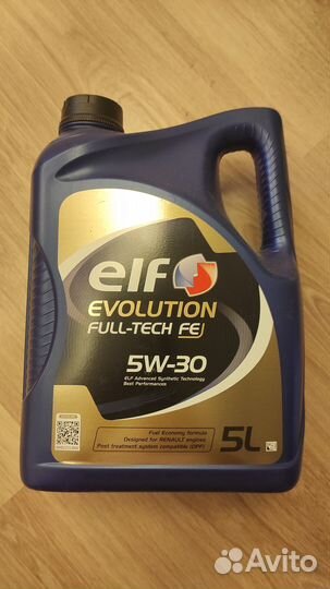 Масло ELF evolution Full-Tech FE 5W30 (5 л)