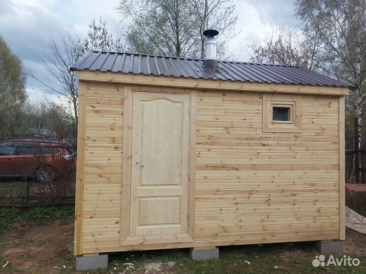 Баня каркасная 4х2,5 Баня под ключ