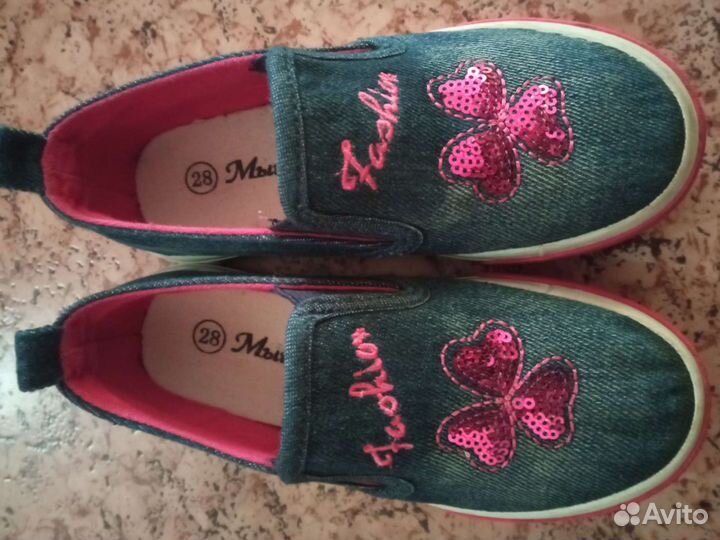 Кеды для девочки 28 размер