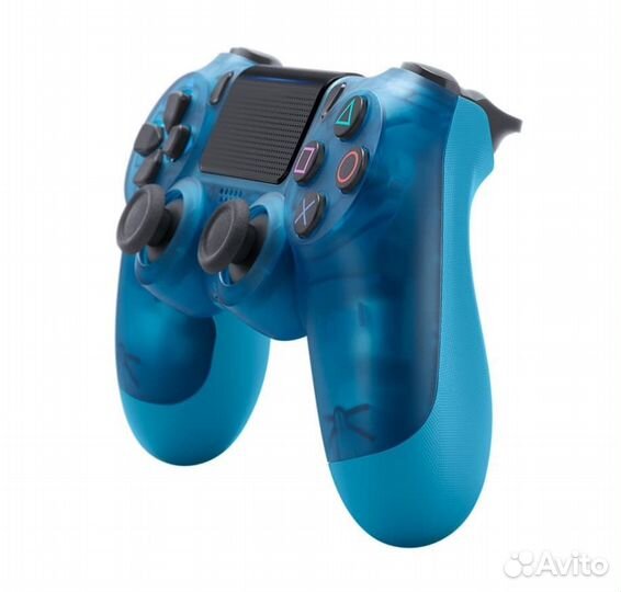 Беспроводной геймпад для PS4 ver.2 (Crystal Blue)